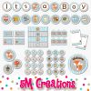 Fox Baby Shower Printable Decorations - Woodland Animal Baby Shower - Instant Download