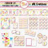 Art Birthday Party Printable Decorations - Instant Download