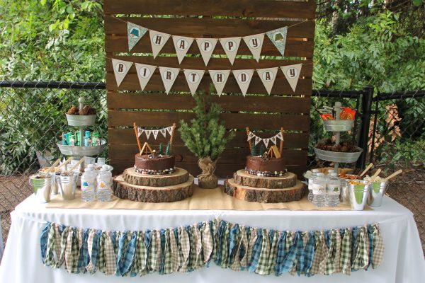 Camping Birthday Party Printable Decorations - Editable Instant Download - Image 4