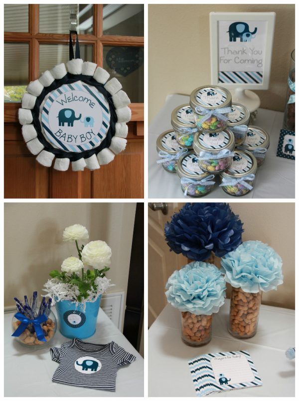 Elephant Baby Shower Printable Decorations - Instant Download - Image 3