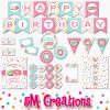 Donut Shop Birthday Party Printable Decorations - Instant Download