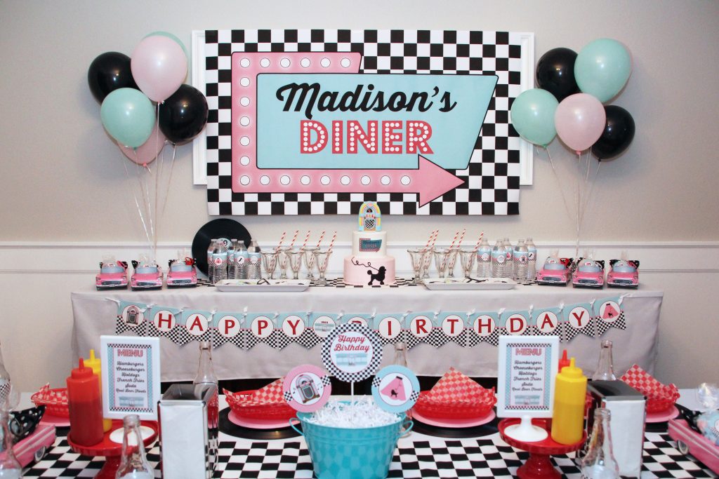 50’s Diner Birthday Party.