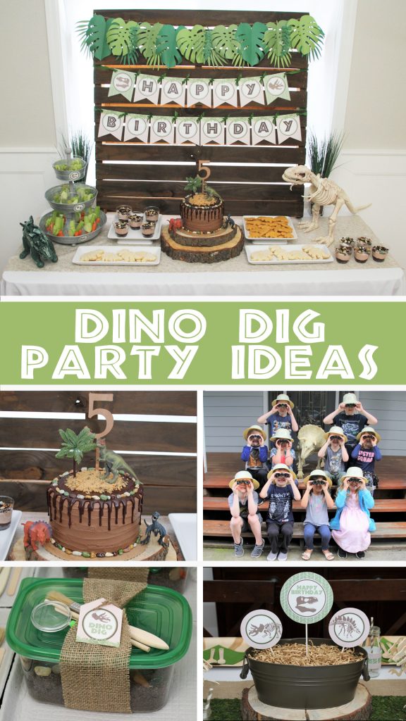 Dinosaur Dig Birthday Party