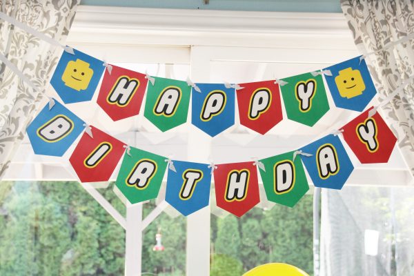 FREE Lego Inspired Party Printable Decorations - Instant Download - Image 2