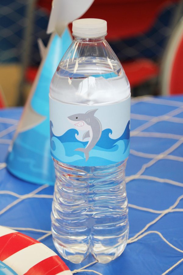 Shark Birthday Party Printable Decorations - Editable Instant Download - Image 9