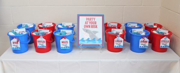Shark Birthday Party Printable Decorations - Editable Instant Download - Image 10