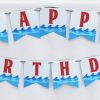 Shark Birthday Party Printable Decorations - Editable Instant Download - Image 13