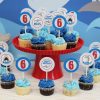 Shark Birthday Party Printable Decorations - Editable Instant Download - Image 6