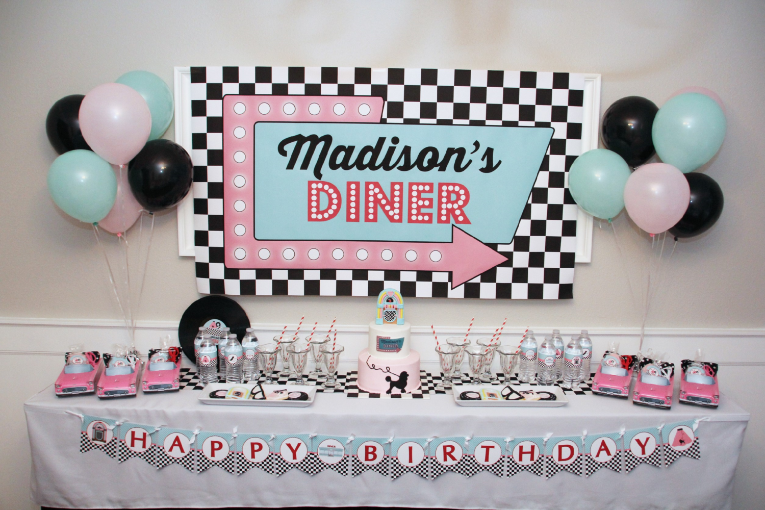 50s Diner Birthday Party Printable