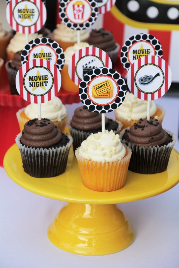 Movie Night Party Printable Decorations - Editable Instant Download - Image 5