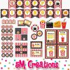 Movie Night Party Printable Decorations - Editable Instant Download