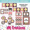 Movie Night Party Printable Decorations - Editable Instant Download - Image 2