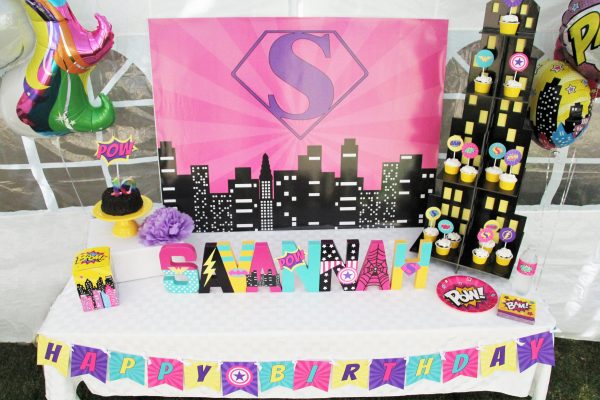 Girl Superhero Birthday Party Invitation - Editable Printable Digital File - Image 3