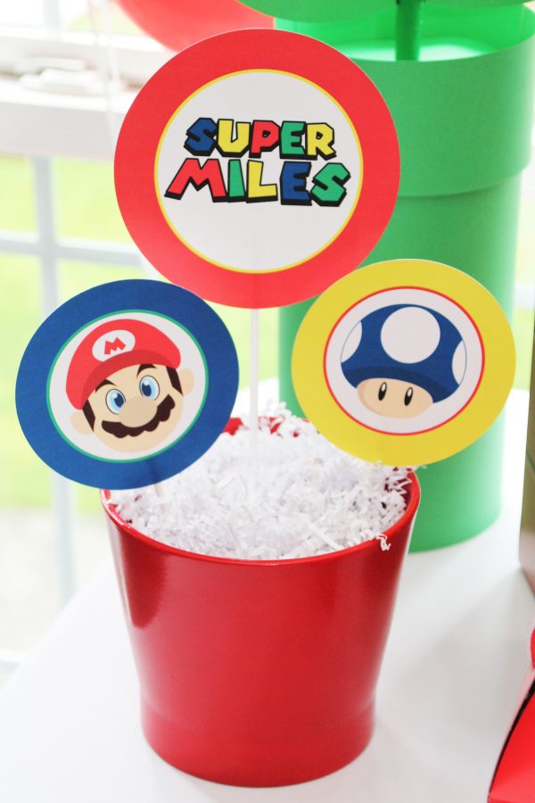 FREE Mario Inspired Party Printable Decorations - Instant Download - Image 8