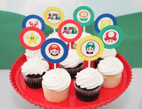 FREE Mario Inspired Party Printable Decorations - Instant Download - Image 4
