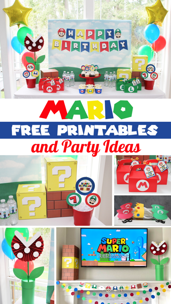 FREE! - Free Printable Super Mario Activities