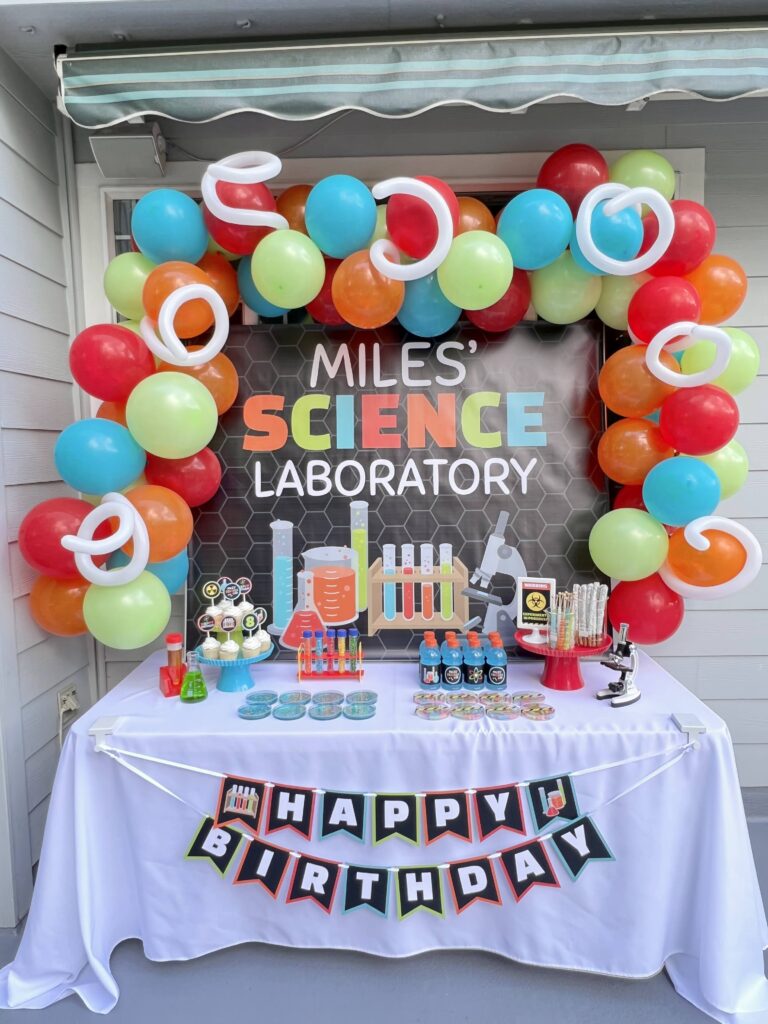 Science Birthday Party – 5M Creations Blog